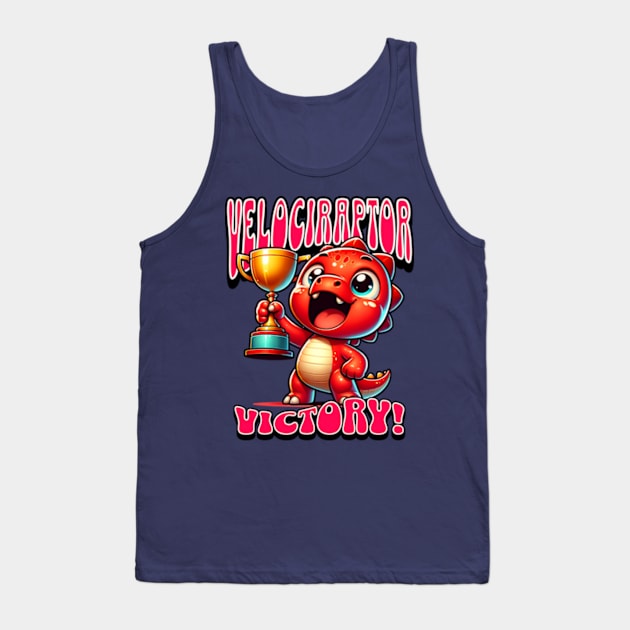 Velociraptor Victory Tank Top by OurCelo